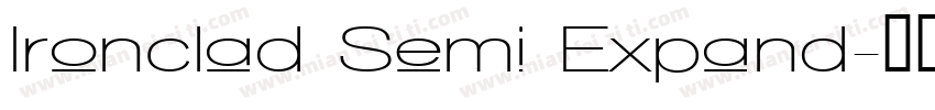 Ironclad Semi Expand字体转换